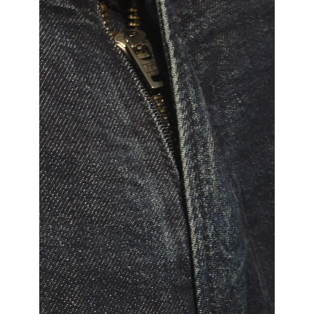 Bonobos 34/36 straight denim jeans stretch pockets zip button ribcage